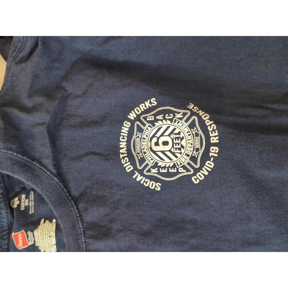 Lot Of (8) XL Short Sleeve Fire Department Shirts (Philly, Reading, Montgomery) - Picture 7 of 9